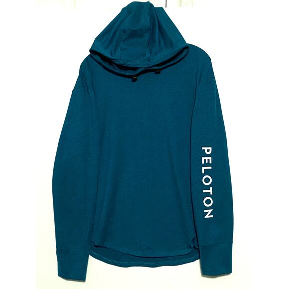 Peloton Pullover Hoodie Womens XL Spell Out Athletic Athleisure Cycling Sporty - Picture 1 of 7